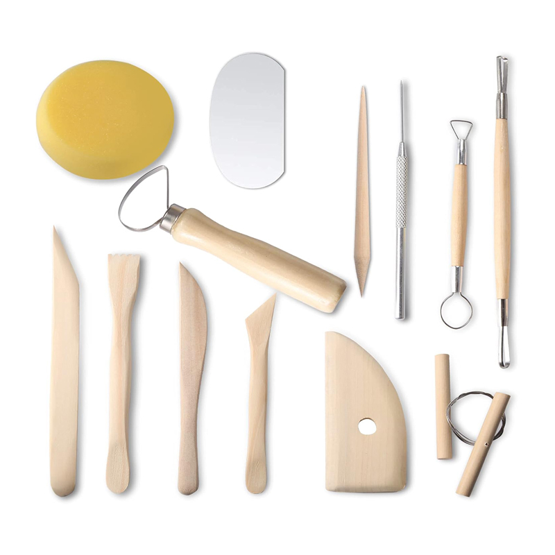 Model Kit Wood - Ensemble de 13 outils de modelage