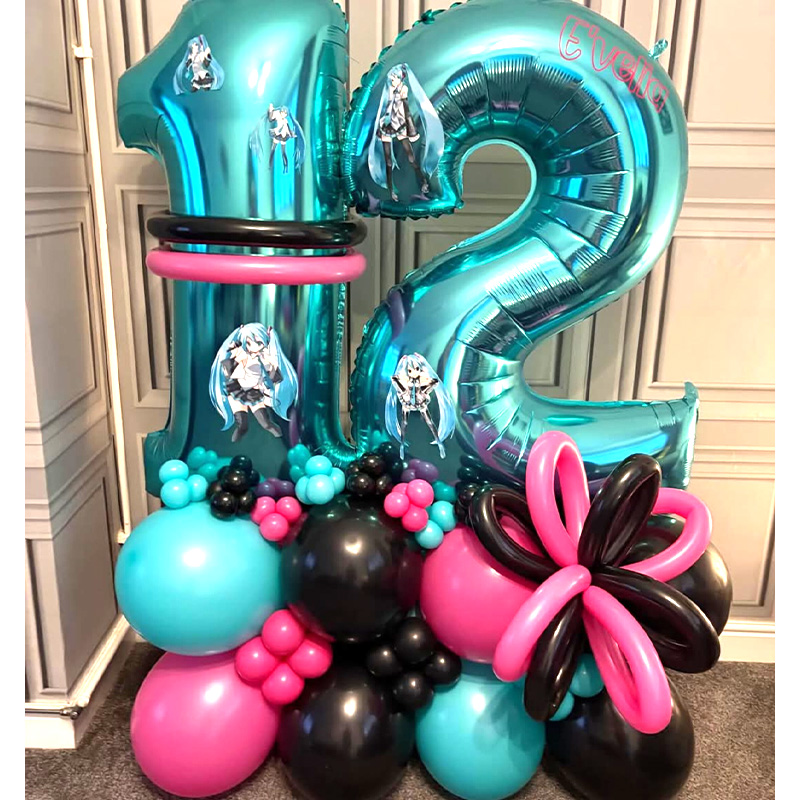 Model Kit Hatsune Miku - Kit de ballons Miku Hatsune toutes