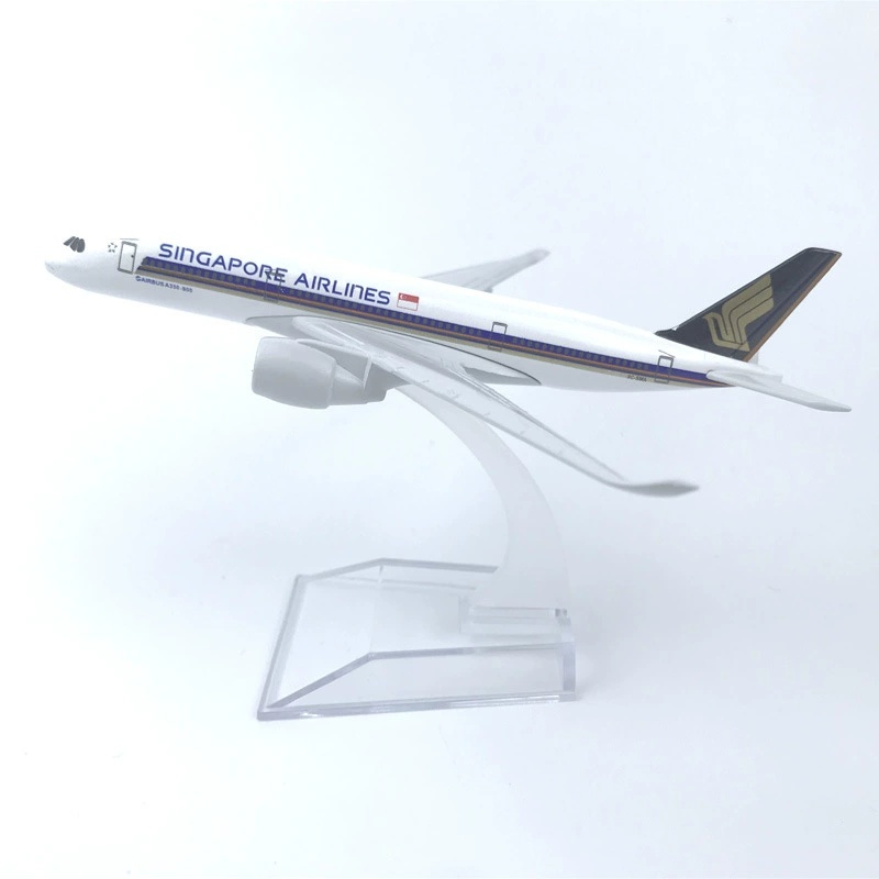 Model Kit Singapore - Réplique de modèle d'avion A350, 16cm,