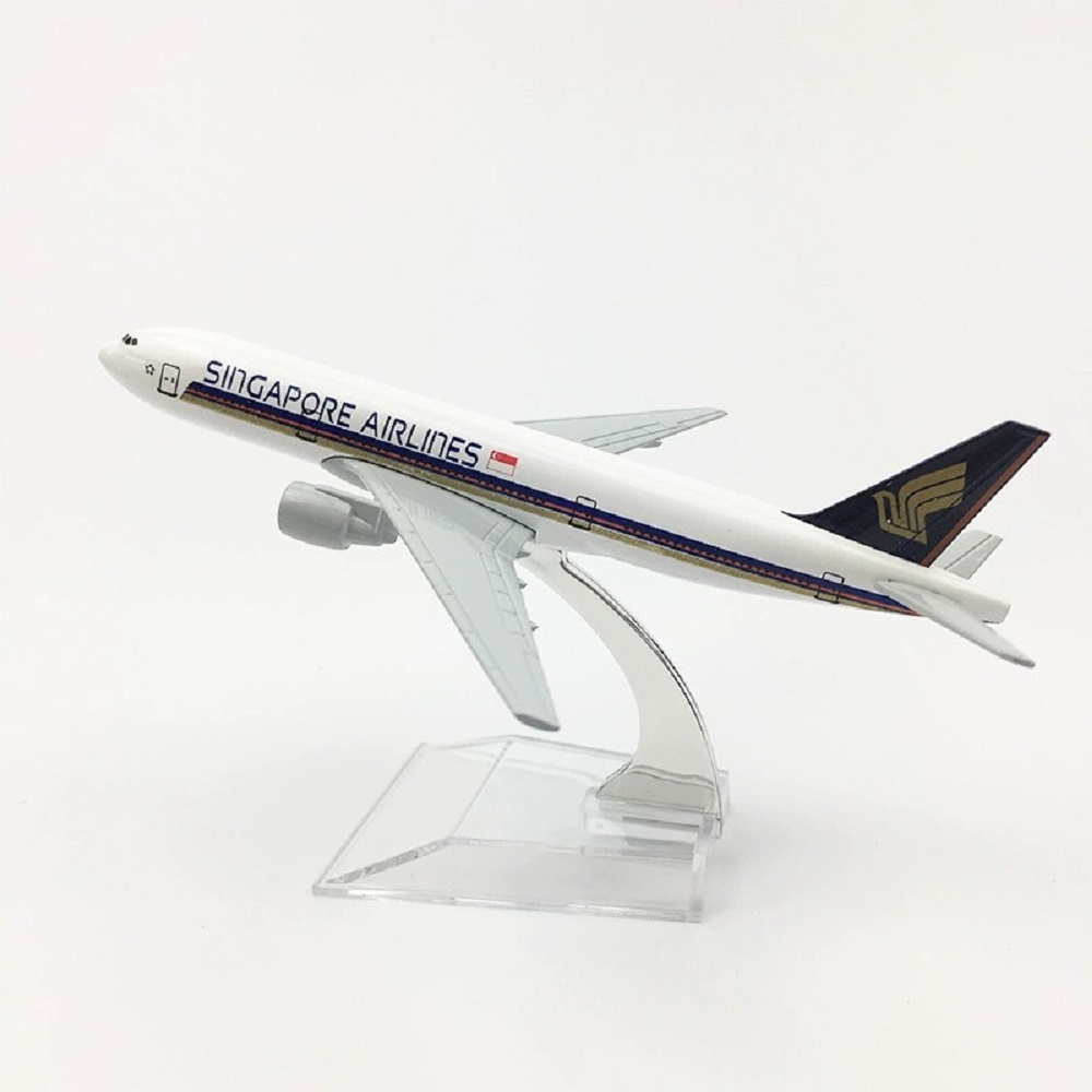 Model Kit Singapore - Modèle d'avion en métal 1/400 à