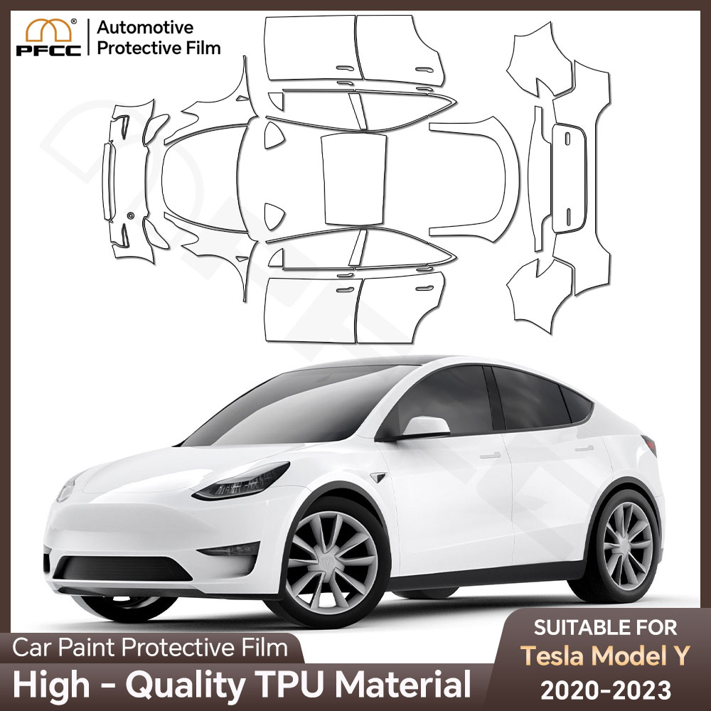 Logo Model Kit - Film de Protection prédécoupé pour Tesla