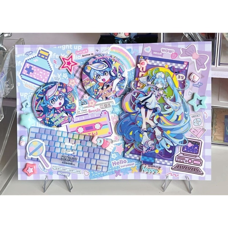 Model Kit Hatsune Miku - Hatsune Miku acrylique support Figure Badge