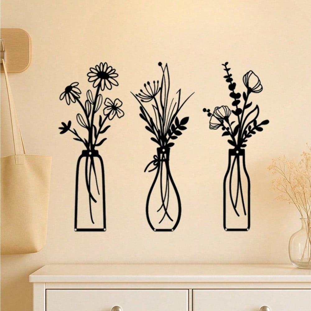 3 pièces d'art mural floral vi - Model Kit Vintage avis et prix